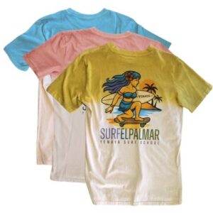 Camiseta tay diferente colores Surf El Palmar