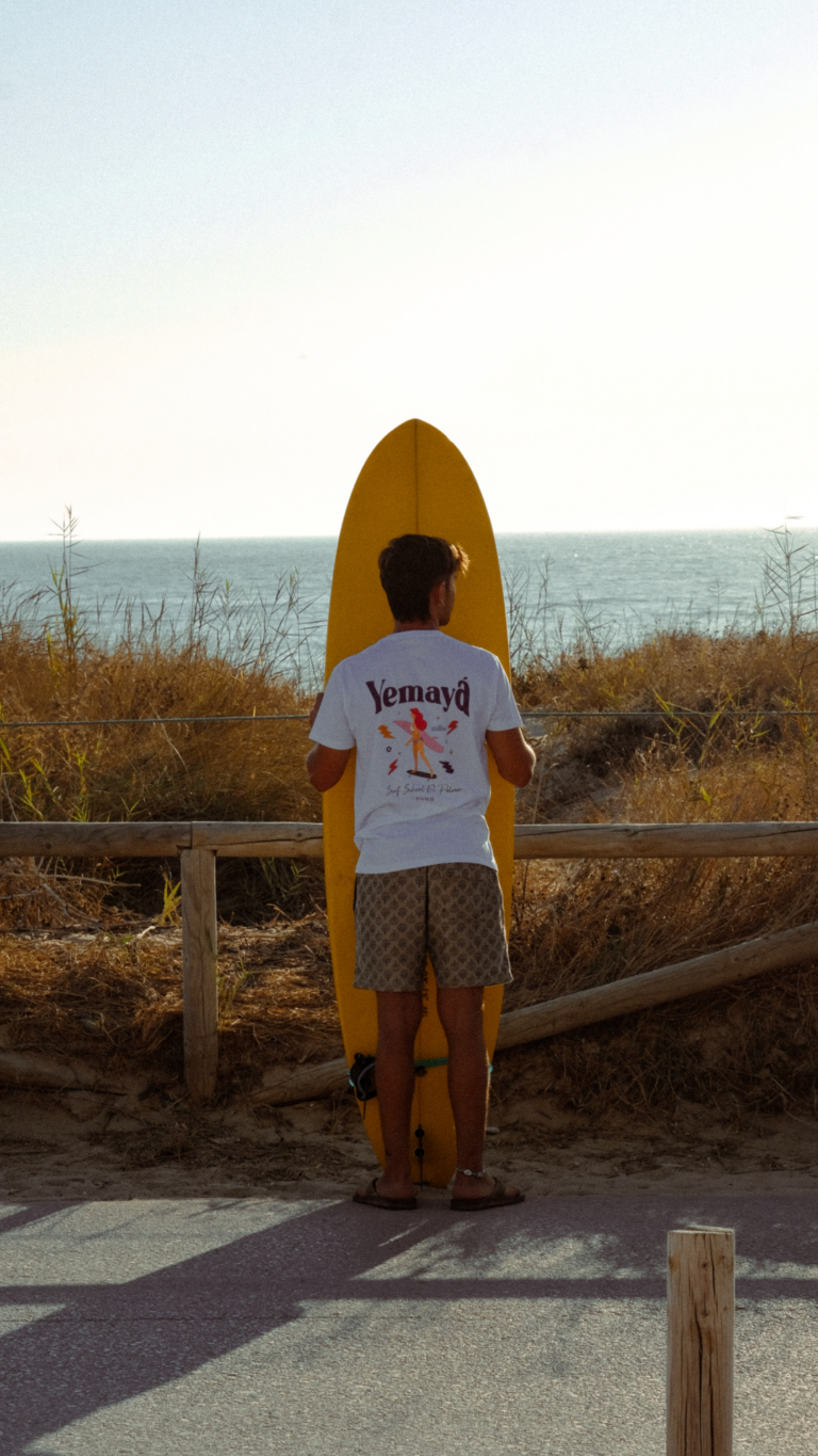 surf en El Palmar en invierno